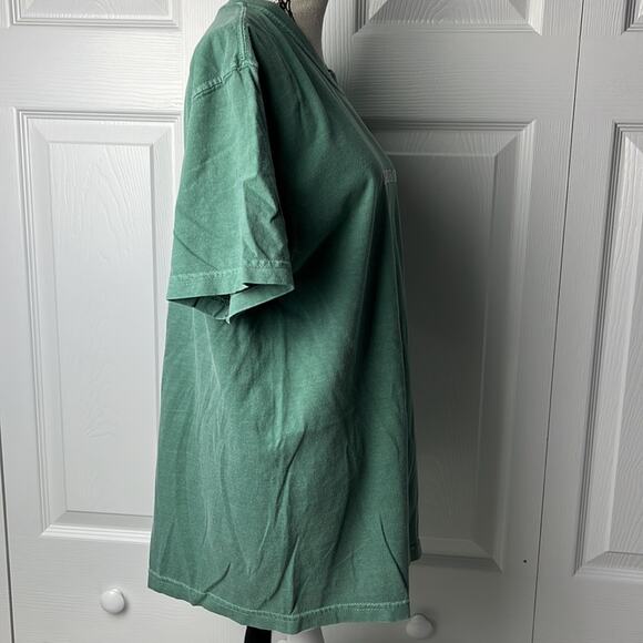 Make It Happen Tee Green White Medium - Picture 5 of 5